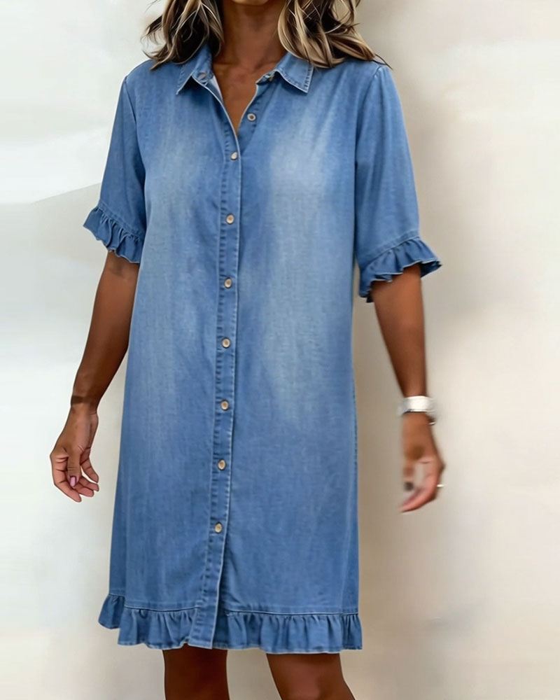 MARIA - Abito in Denim Comodo