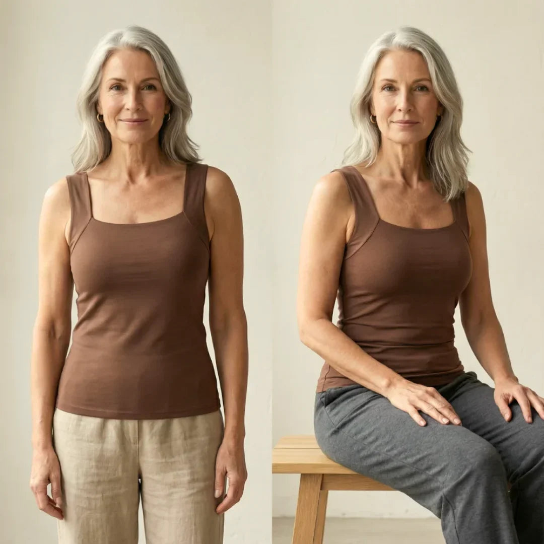 CREGGI - Canotta Con Reggiseno Integrato