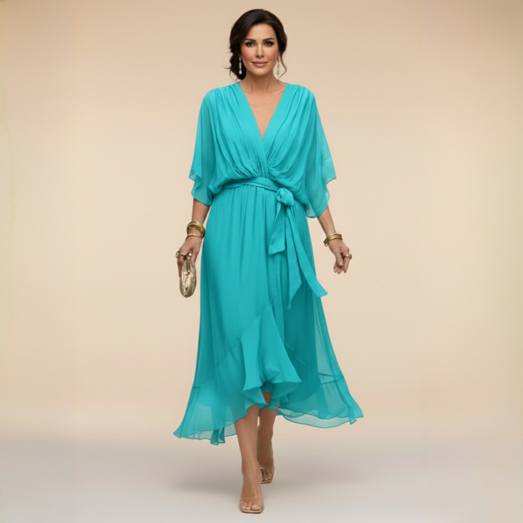 GIULIA – Vestito Donna in Chiffon