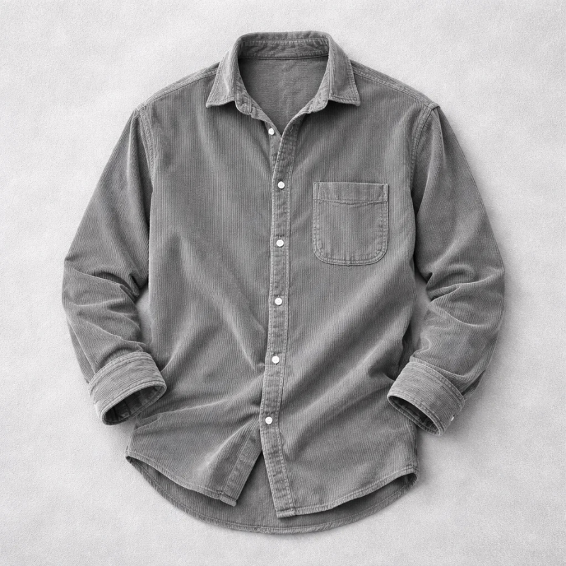 Gio – Camicia Uomo in Velluto a Coste