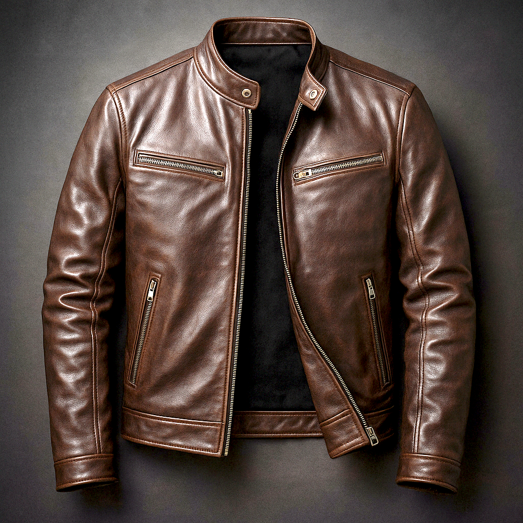 Enea – Giacca Uomo in Pelle