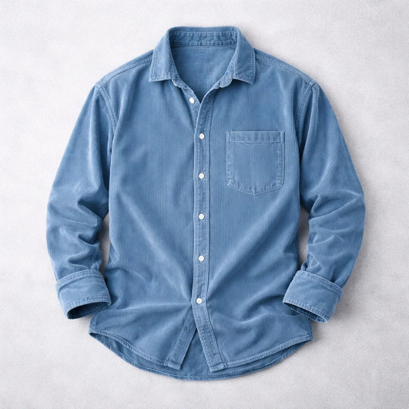 Gio – Camicia Uomo in Velluto a Coste