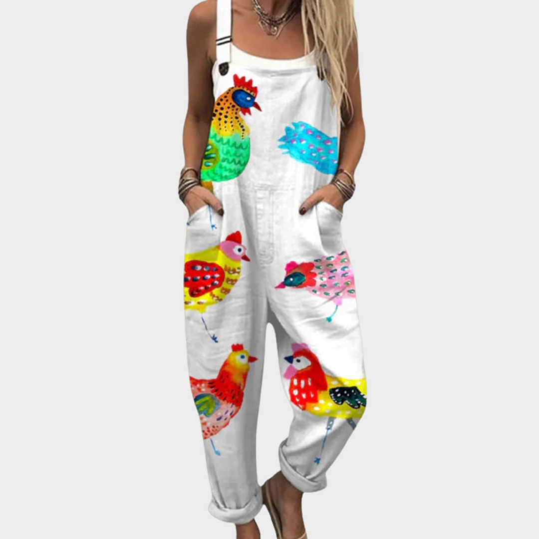 Comoda salopette stampata - Multicolore NO