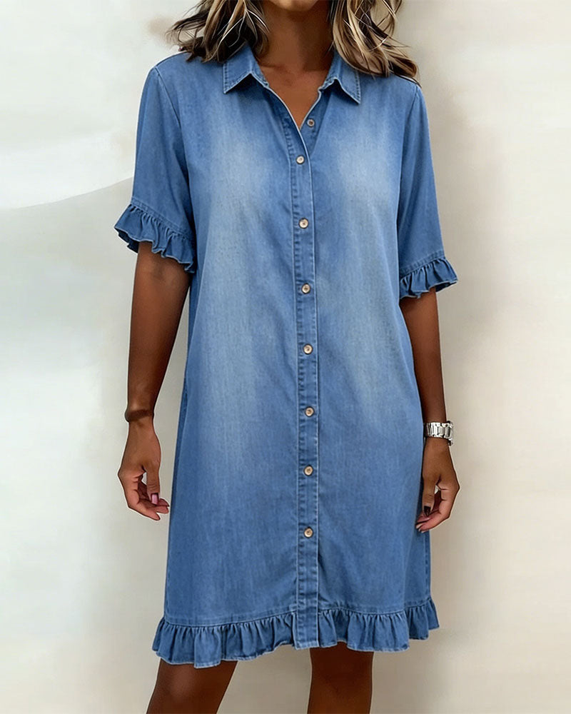 MARIA - Abito in Denim Comodo