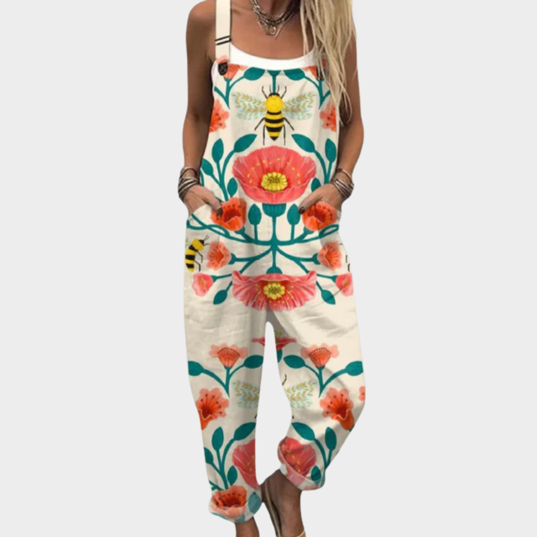 Comoda salopette stampata - Multicolore NE
