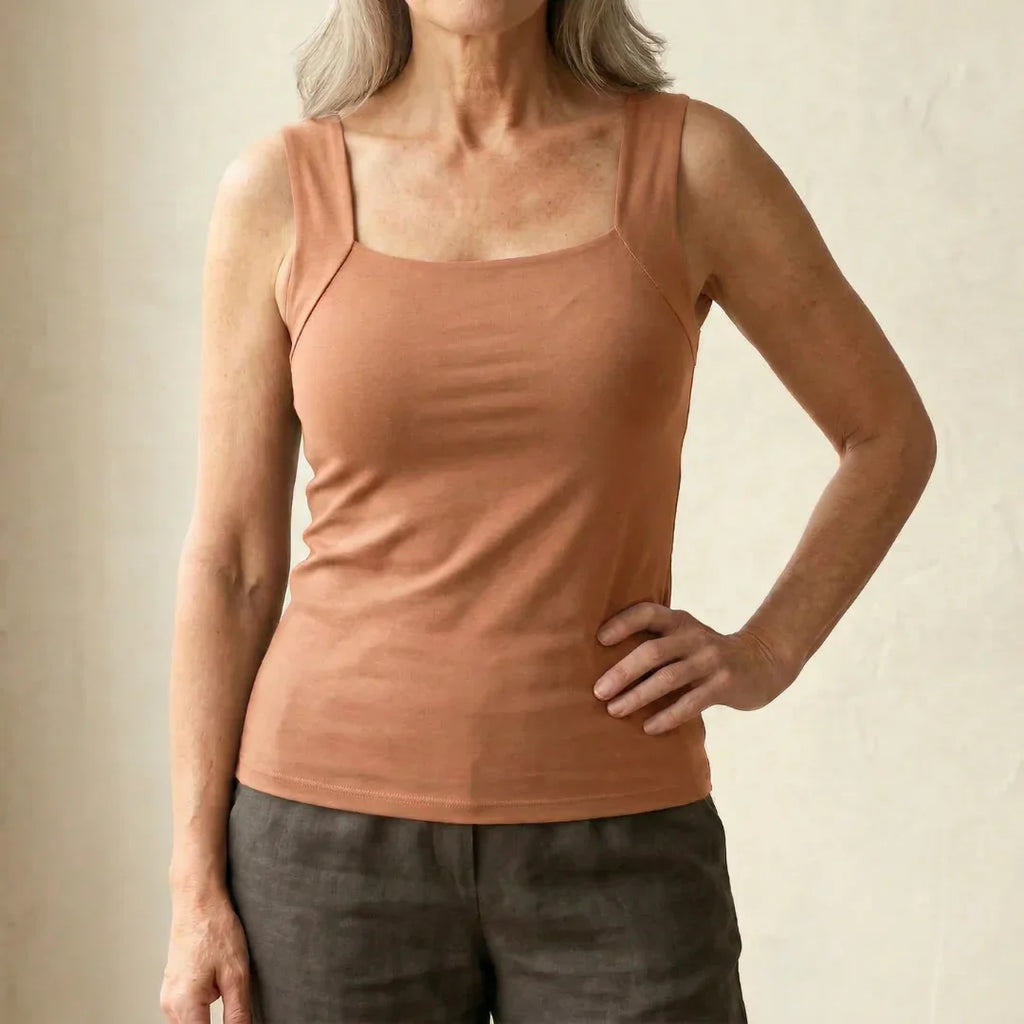 CREGGI - Canotta Con Reggiseno Integrato