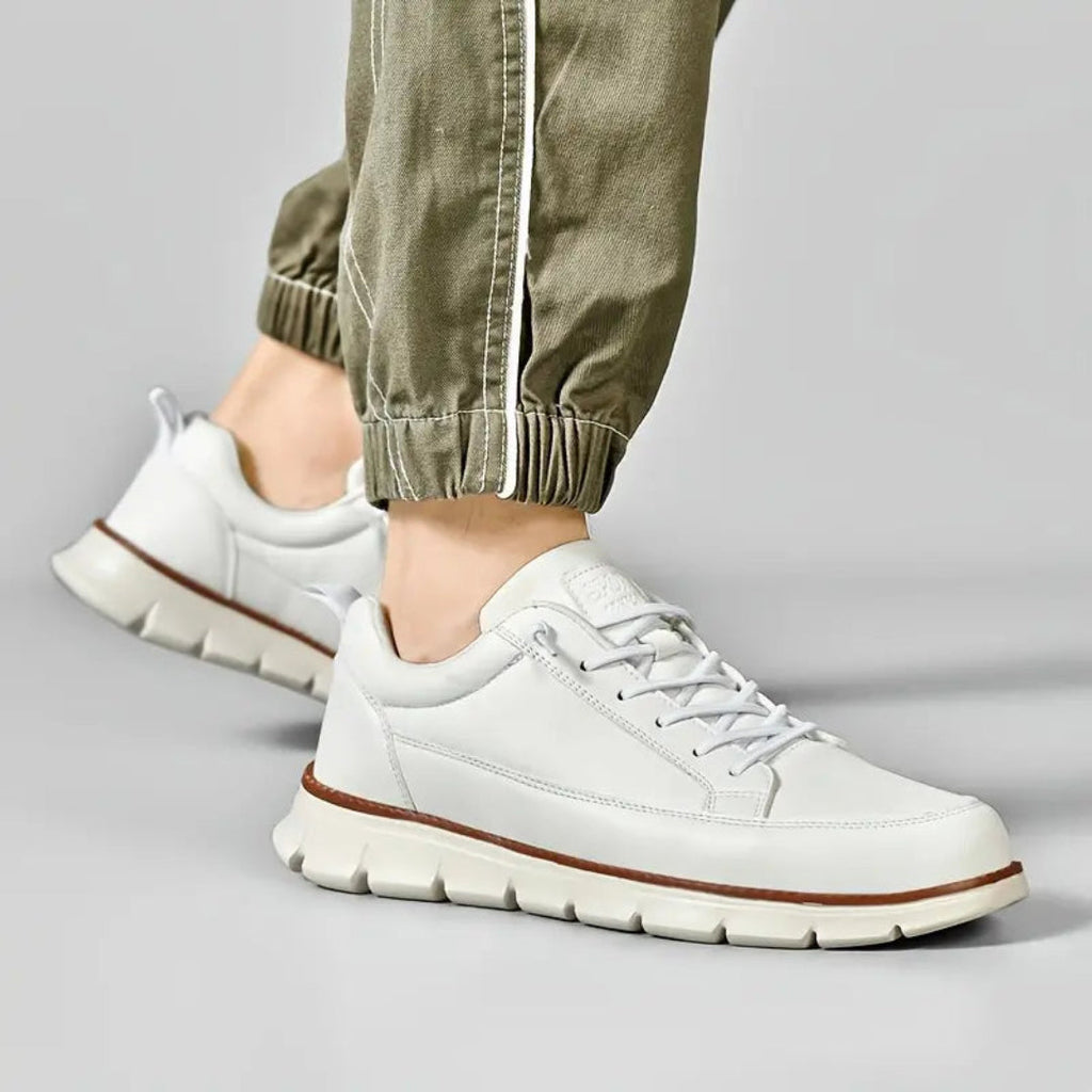 Stefano – Scarpe Casual Uomo in Pelle Blu Navy