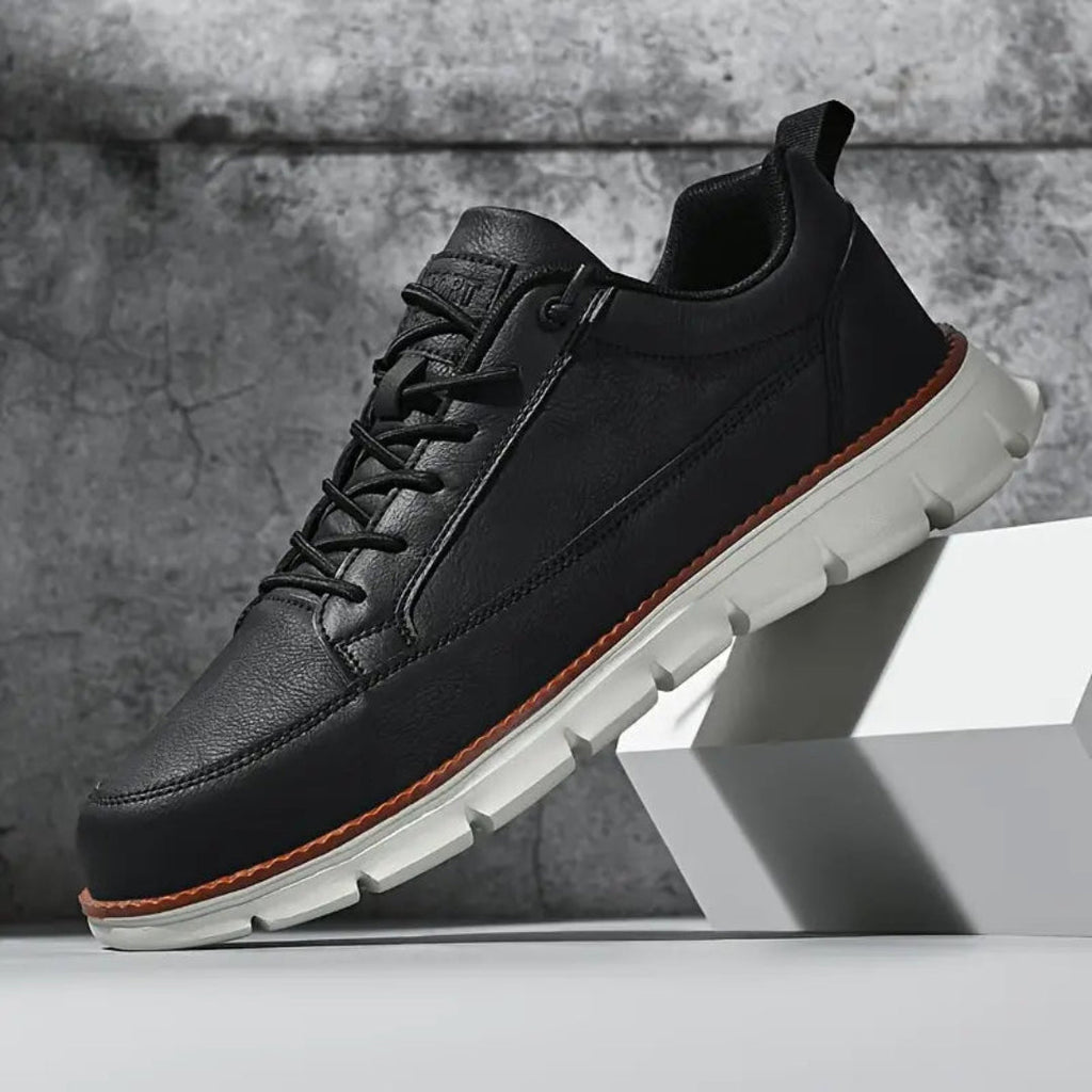 Stefano – Scarpe Casual Uomo in Pelle Blu Navy