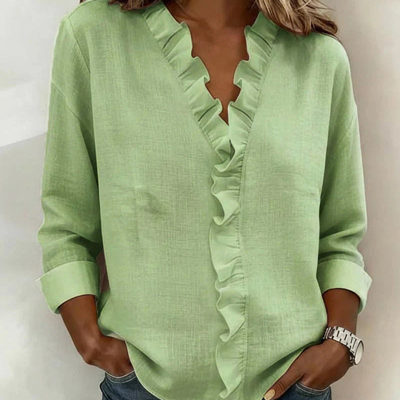 RIMINI – Blusa Donna con Ruches Frontali