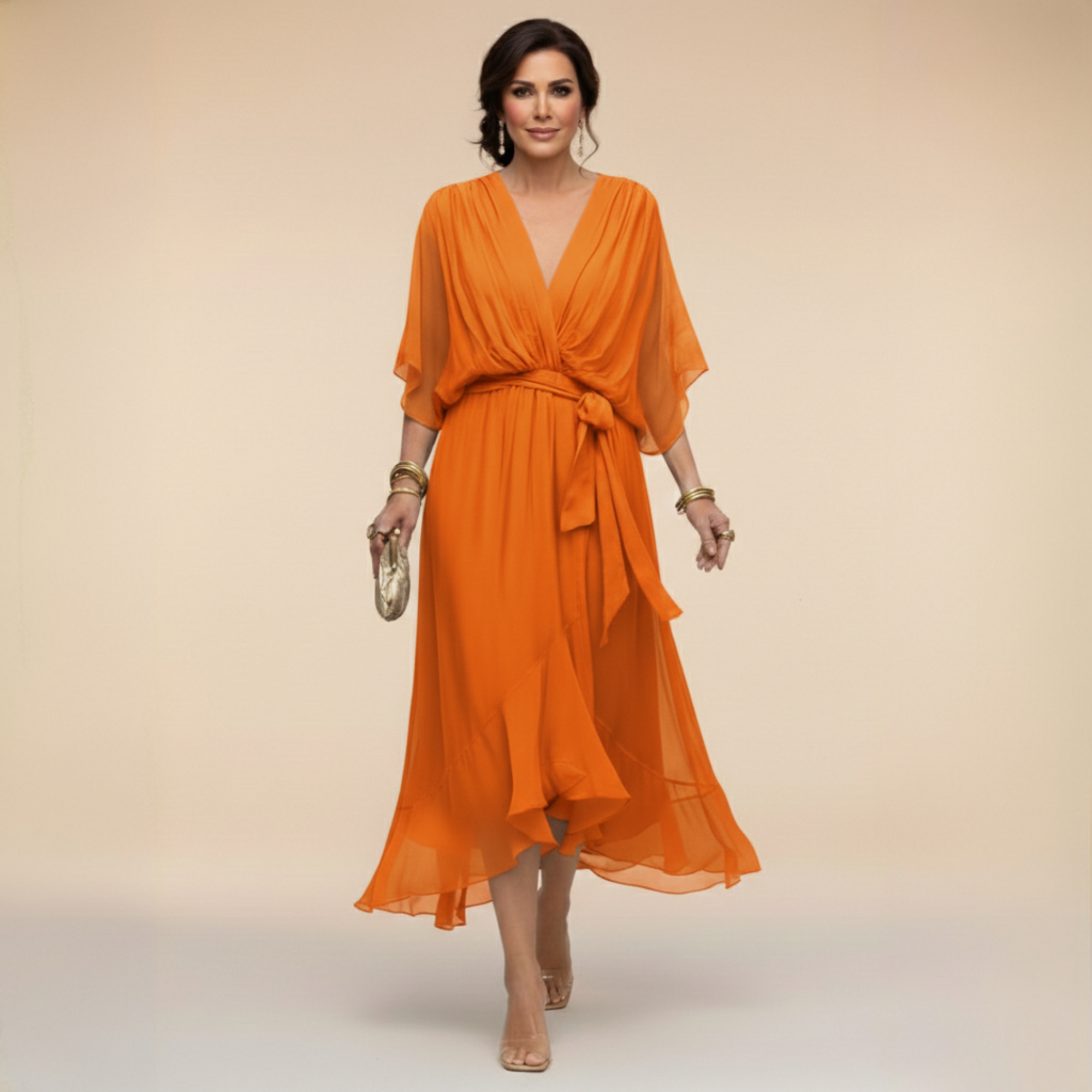 GIULIA – Vestito Donna in Chiffon