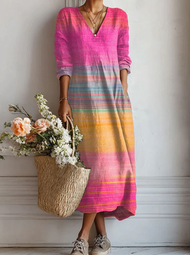 Abito Donna Marit™: Comfort e Stile per Occasioni Versatili 0