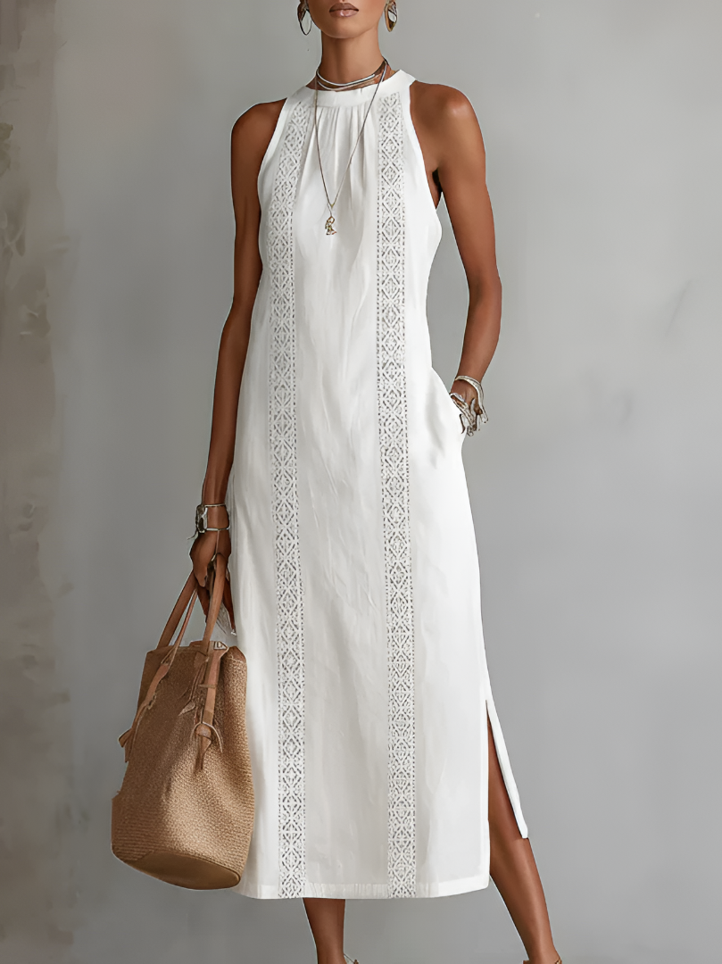 Abito Longuette Donna in Lino: Comfort Elegante per l'Estate 0