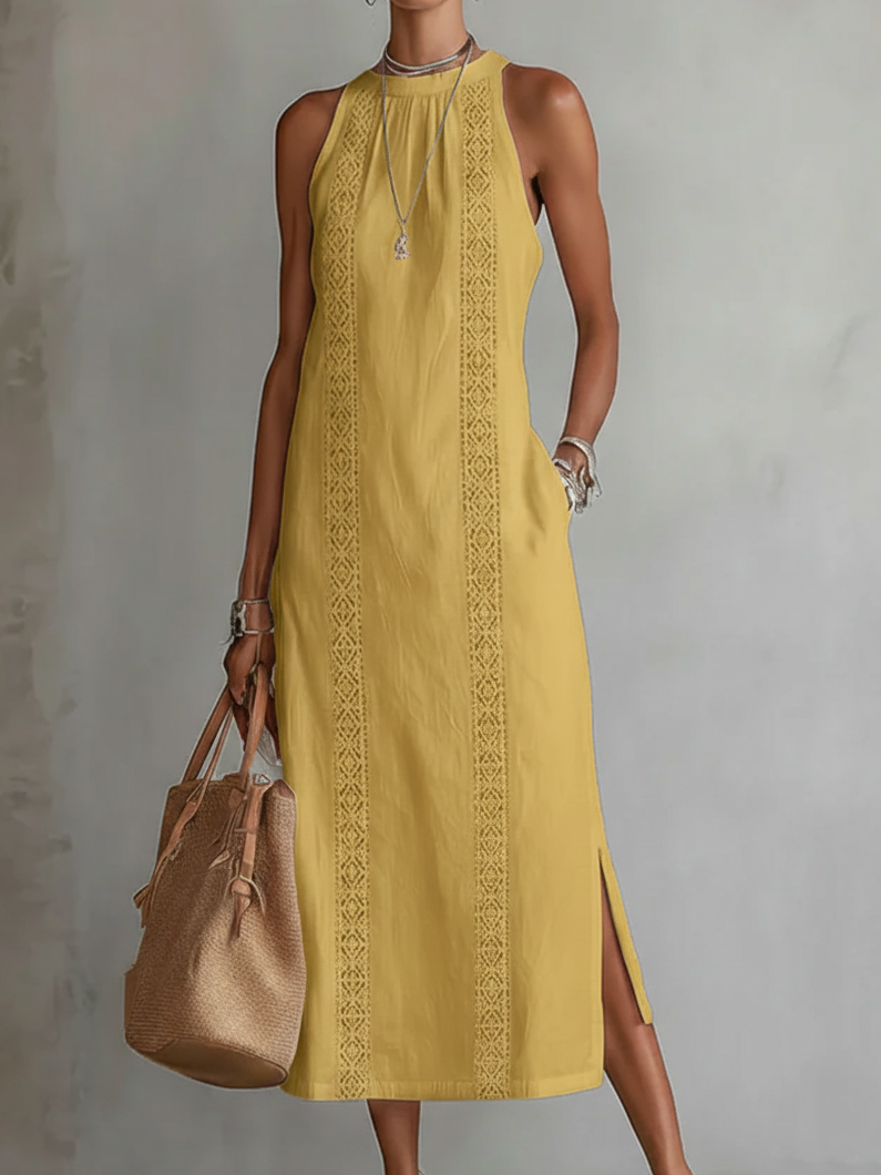 Abito Longuette Donna in Lino: Comfort Elegante per l'Estate 5