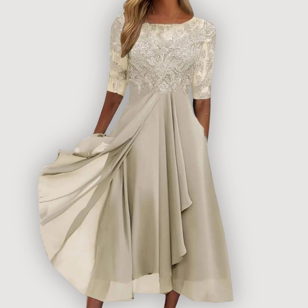 Abito Maria in Chiffon: Eleganza Femminile per Cerimonie Speciali 2