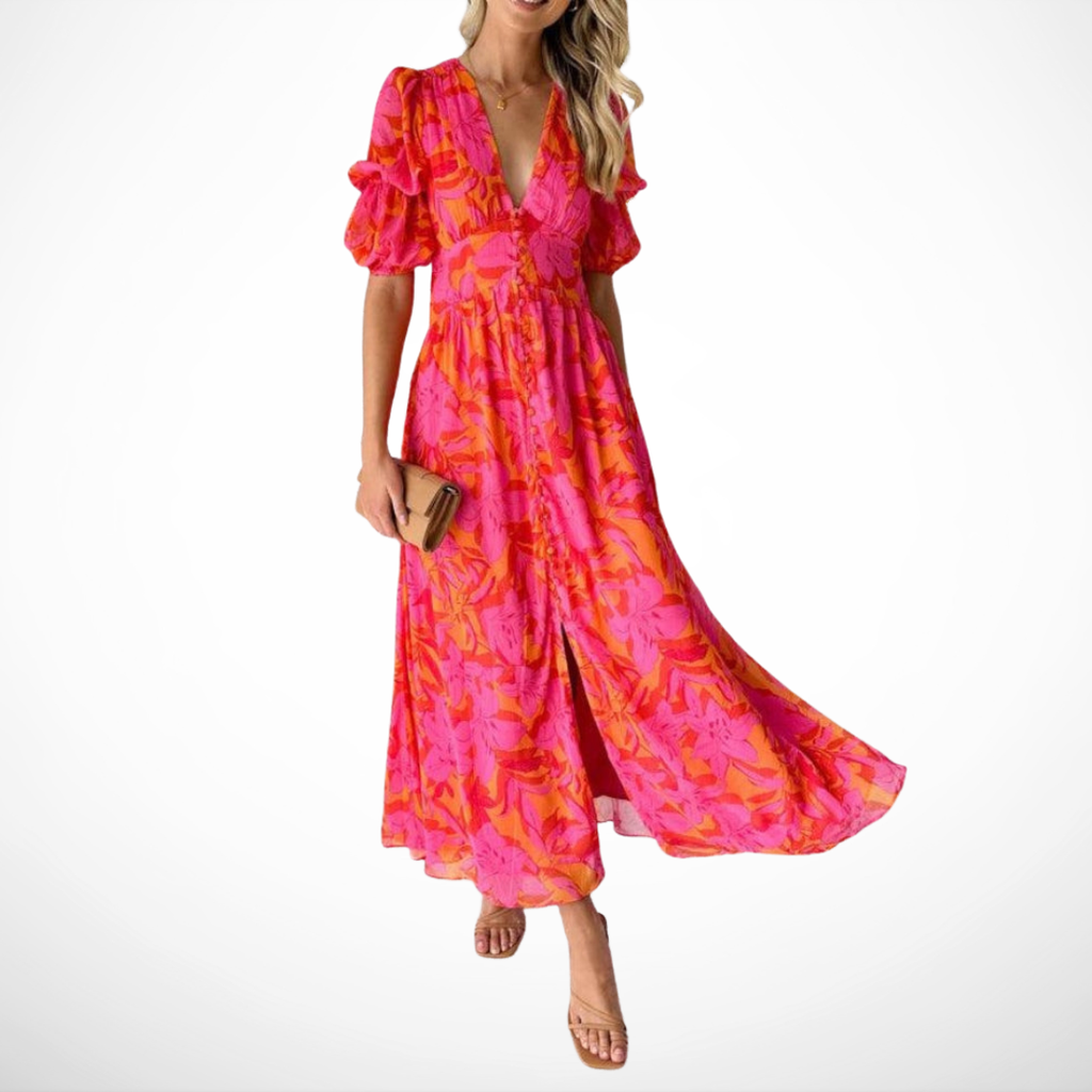Abito Maxi Fluido DELACROIX: Eleganza e Comfort per Occasioni Speciali 1
