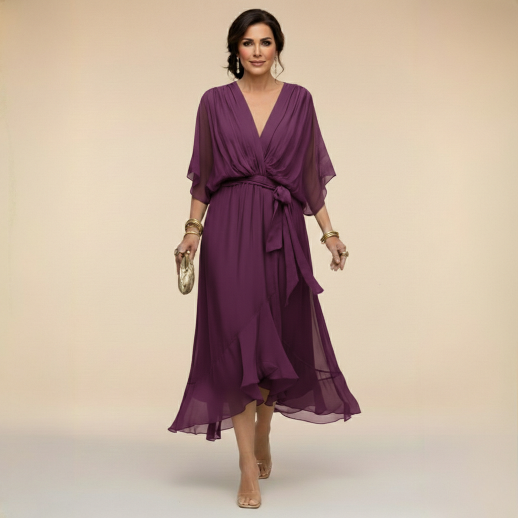 Abito Monica Midi: Eleganza e Comfort per Cerimonie e Occasioni Speciali 11