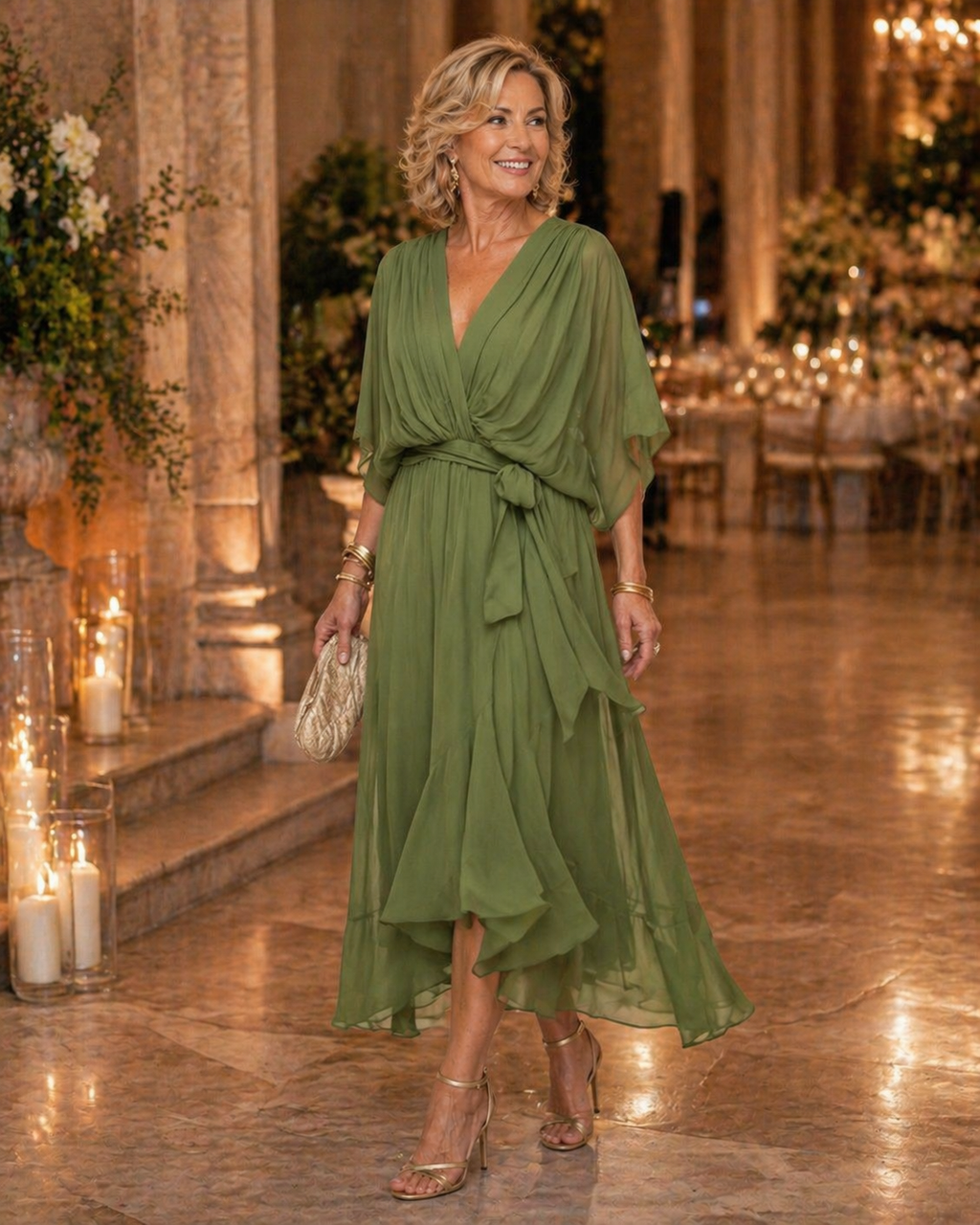 Abito Monica Midi: Eleganza e Comfort per Cerimonie e Occasioni Speciali 3