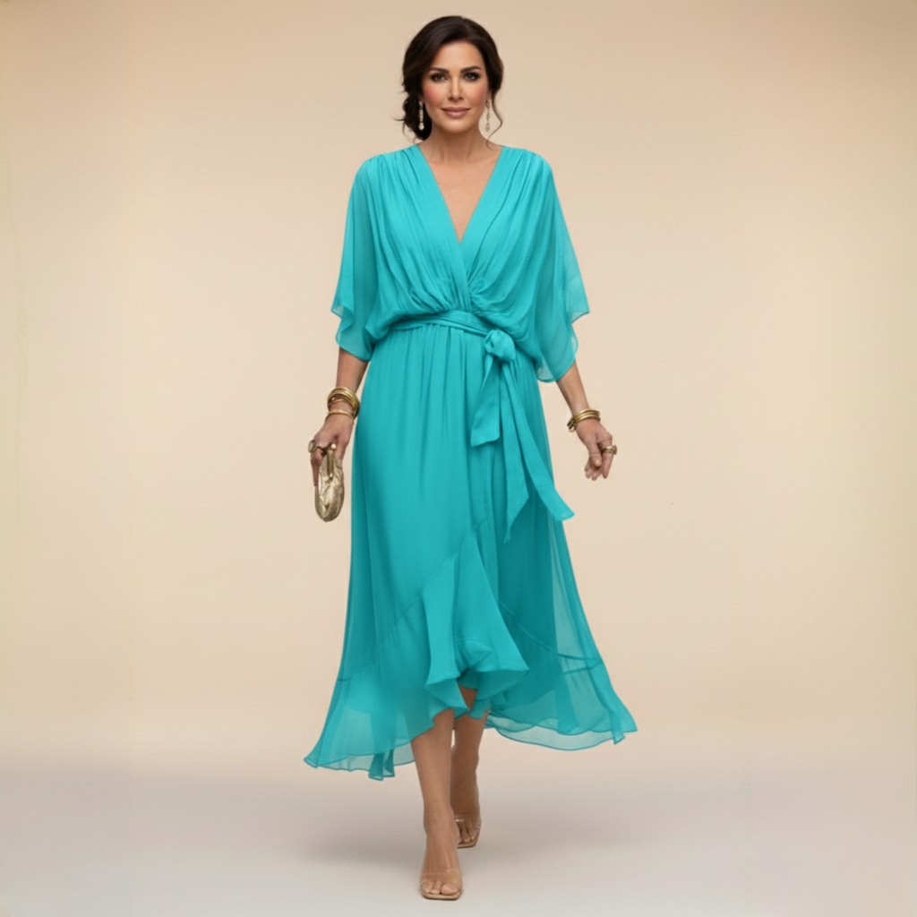 Abito Monica Midi: Eleganza e Comfort per Cerimonie e Occasioni Speciali 8