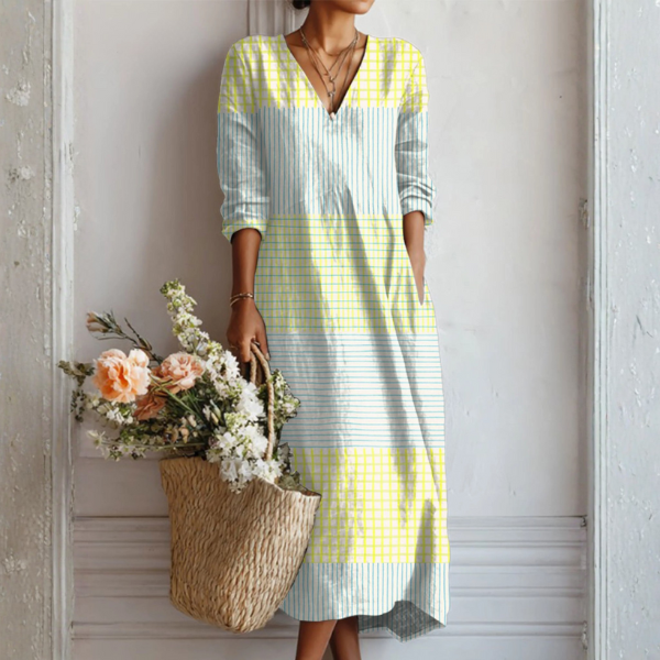 Abito in Lino Olivia™: Eleganza e Comfort per Ogni Occasione 0