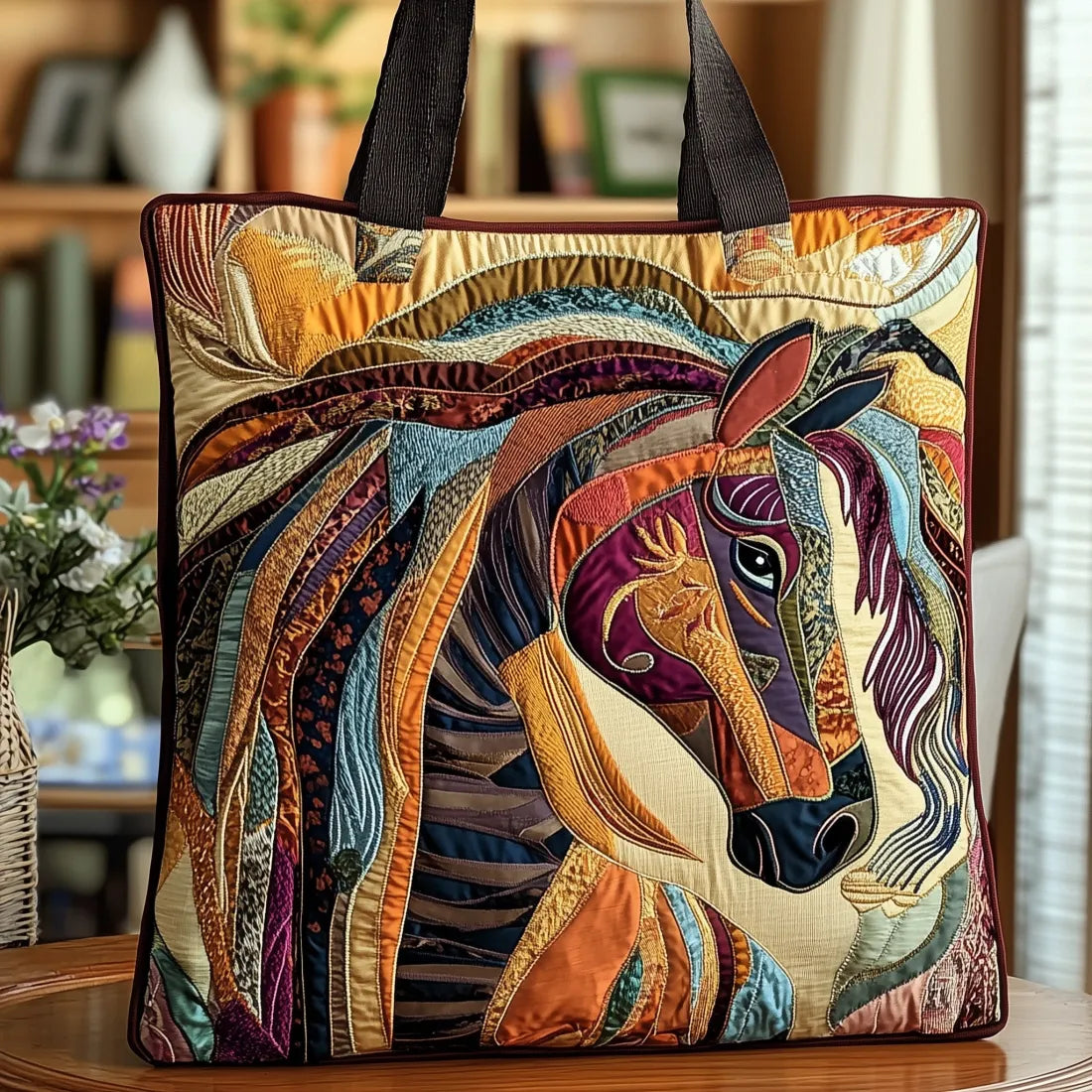 Borsa Mosaico Fatta a Mano: Stile Unico e Ampio Spazio per Ogni Occasione 0