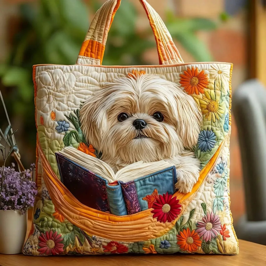 Borsa Trapuntata Shih Tzu: Stile Unico e Spazio Ideale per Ogni Occasione 0