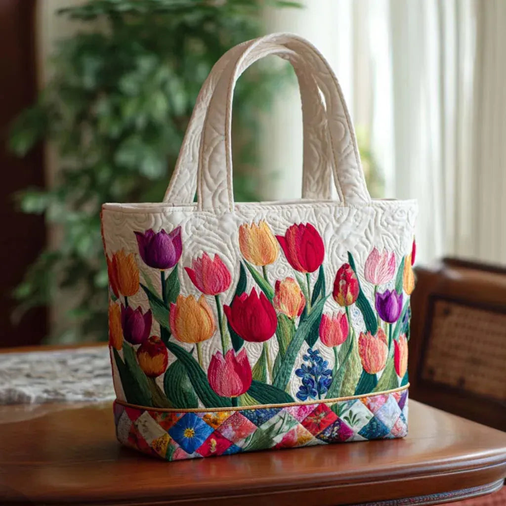 Borsa a Tulipano Trapuntata: Eleganza e Spazio per Ogni Occasione 0