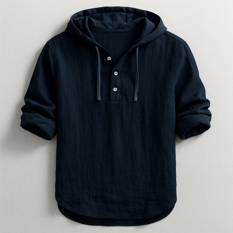 Camicia Con Cappuccio Leblanc™ in Lino Naturale Leggera e Confortevole 6