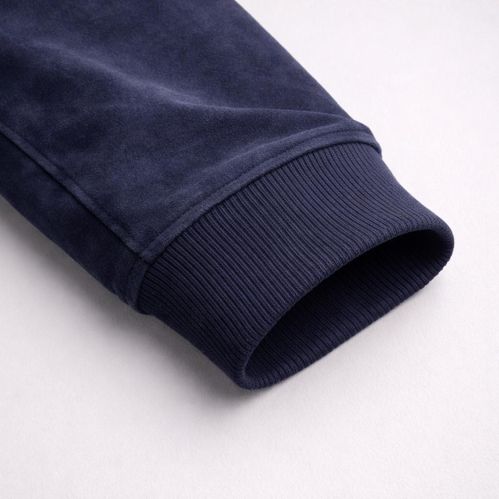 Gabriele – Bomber Uomo in Ecocamoscio con Zip