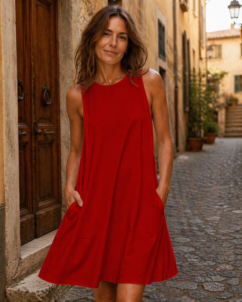 FlowDress - Abito Estivo Comodo con Tasche