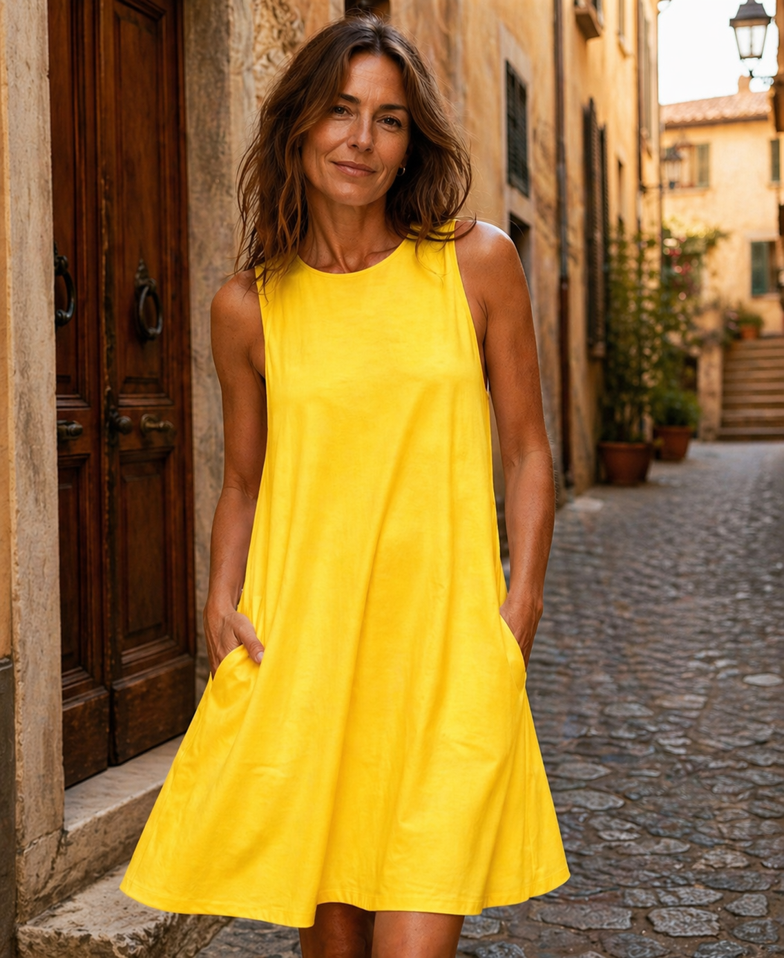 FlowDress - Abito Estivo Comodo con Tasche