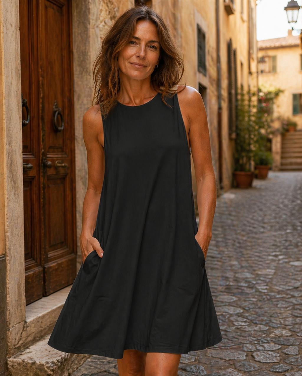 FlowDress - Abito Estivo Comodo con Tasche