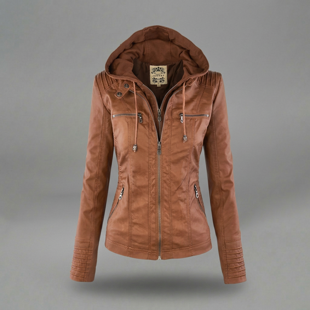 Giubbotto Pelle Donna con Cappuccio: Comfort e Stile per Ogni Occasione 4