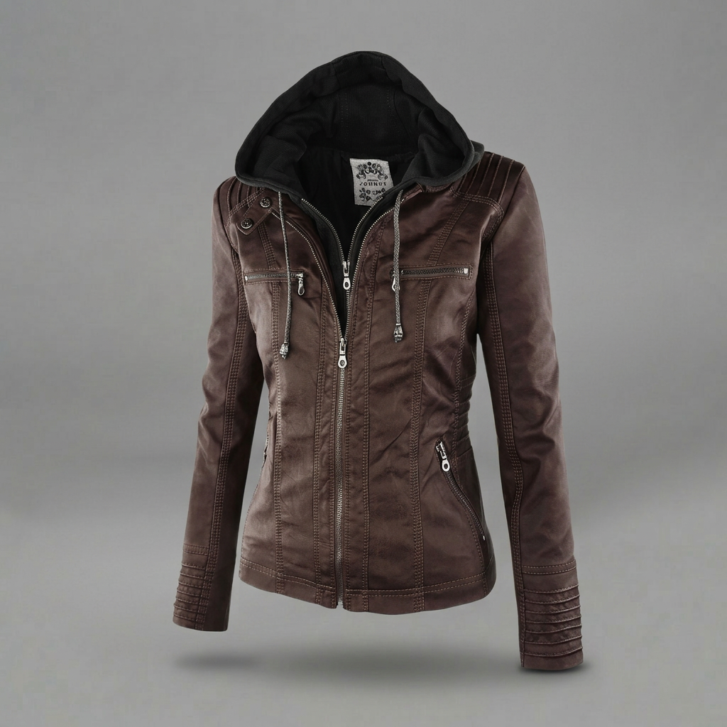 Giubbotto Pelle Donna con Cappuccio: Comfort e Stile per Ogni Occasione 7