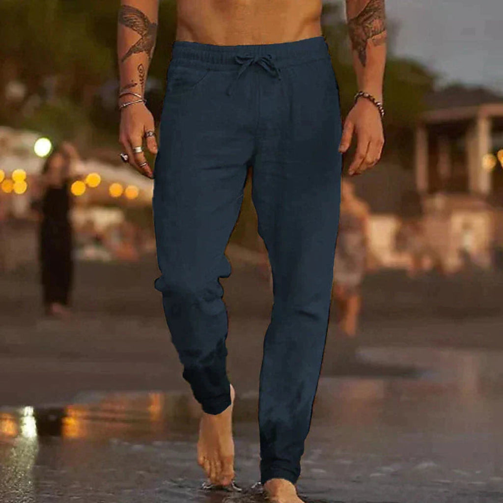 Vasco – Pantaloni Uomo Leggeri con Coulisse