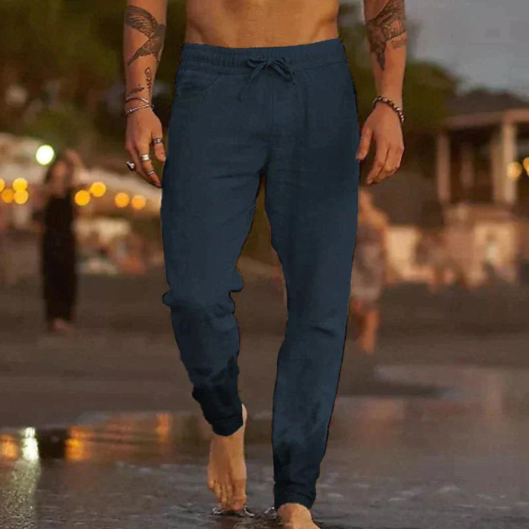 Vasco – Pantaloni Uomo Leggeri con Coulisse