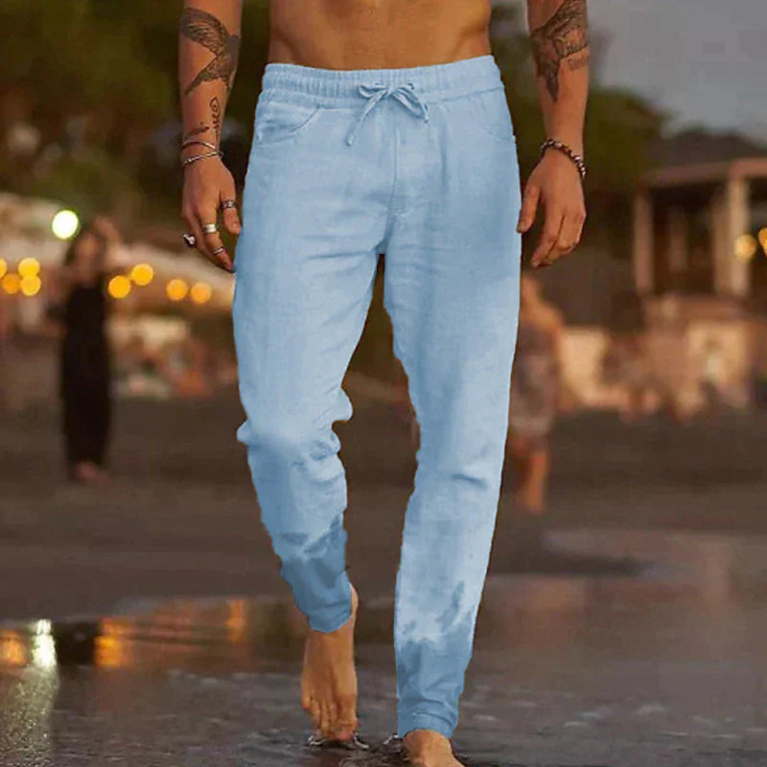 Vasco – Pantaloni Uomo Leggeri con Coulisse
