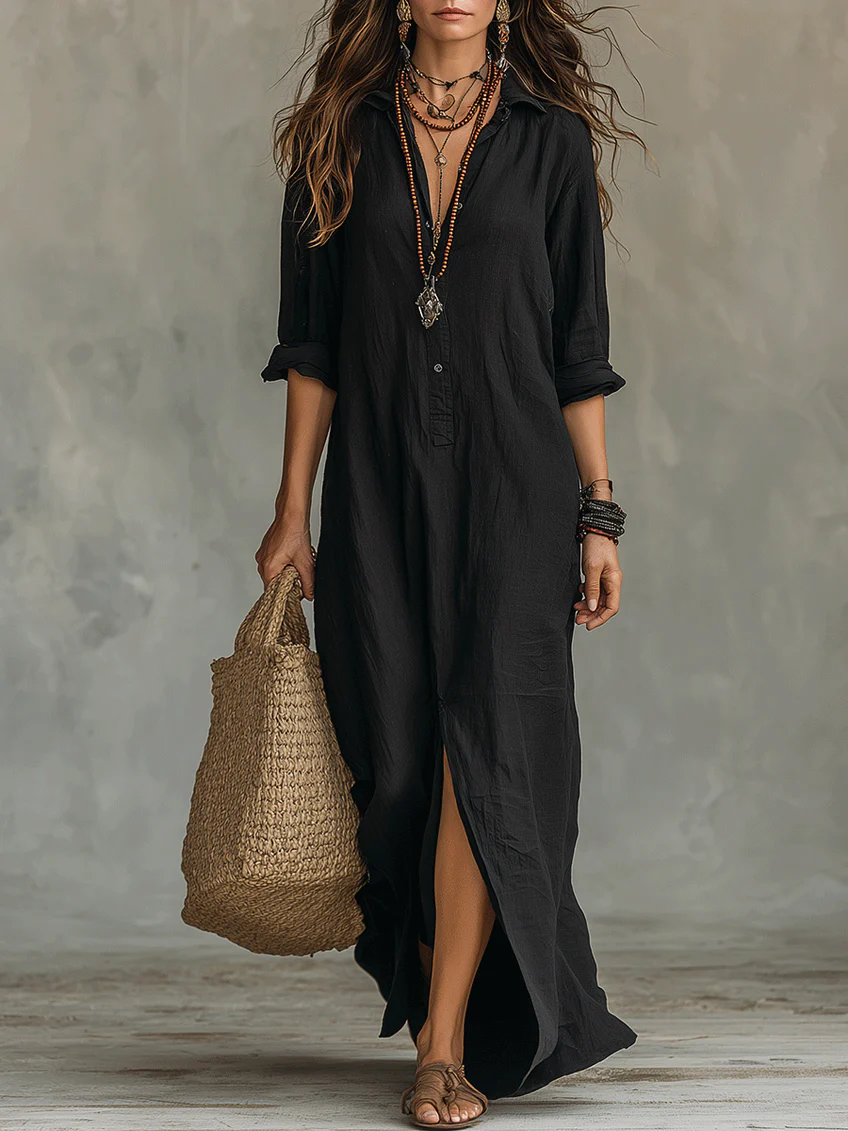 Maxi Abito Willow: Eleganza e Comfort per Cerimonie e Occasioni Speciali 0