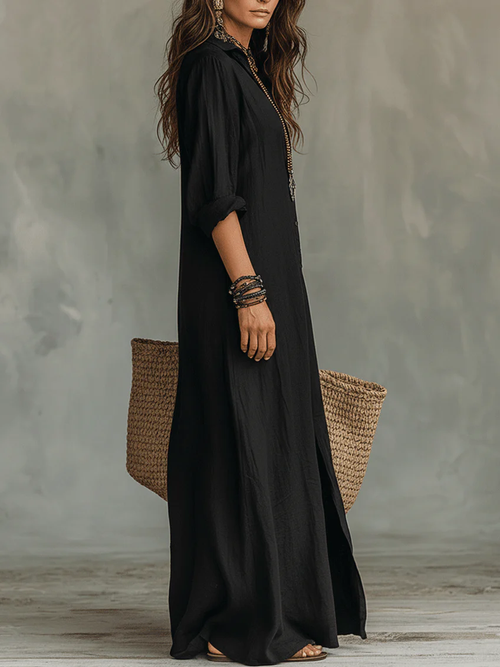 Maxi Abito Willow: Eleganza e Comfort per Cerimonie e Occasioni Speciali 1