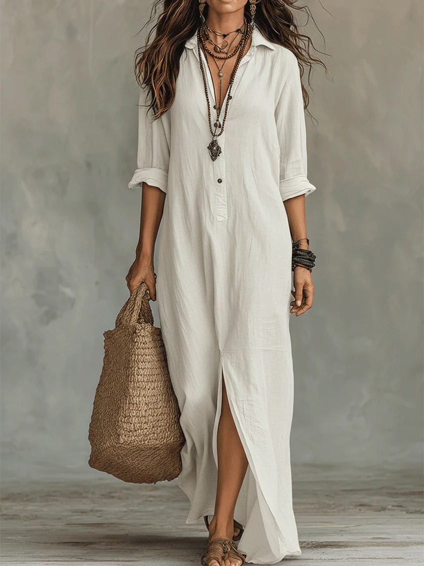 Maxi Abito Willow: Eleganza e Comfort per Cerimonie e Occasioni Speciali 5