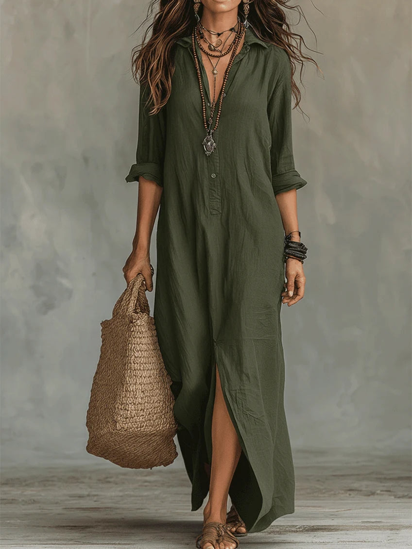 Maxi Abito Willow: Eleganza e Comfort per Cerimonie e Occasioni Speciali 6