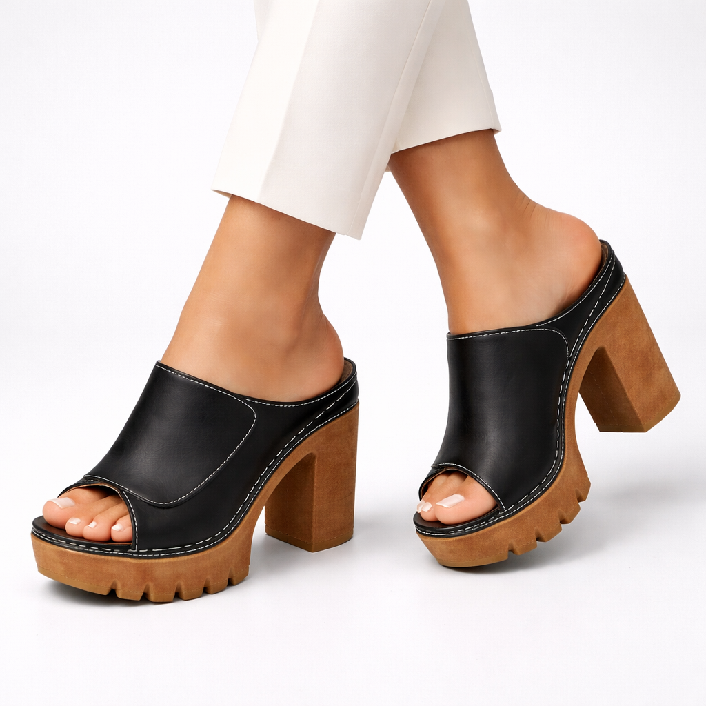 Mizella: Eleganti Scarpe Con Tacco Per Comfort e Stile Quotidiano 1
