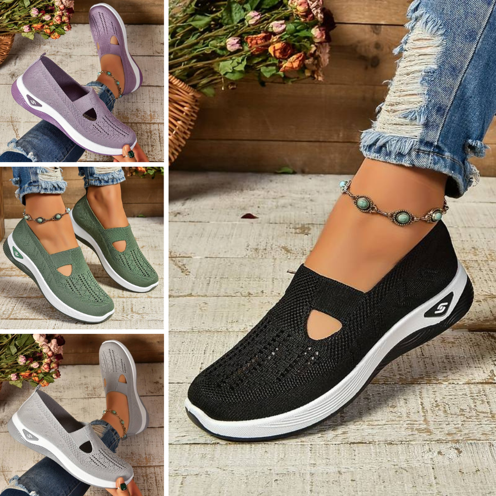 NADIA – Sneakers Donna Slip-On in Mesh Traspirante