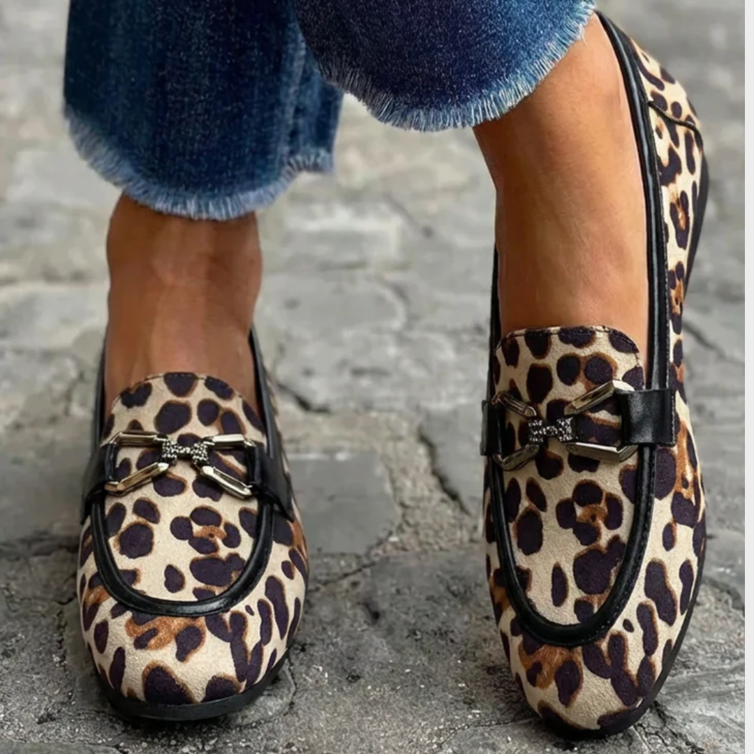Ginevra - Mocassino Leopardo Moderno