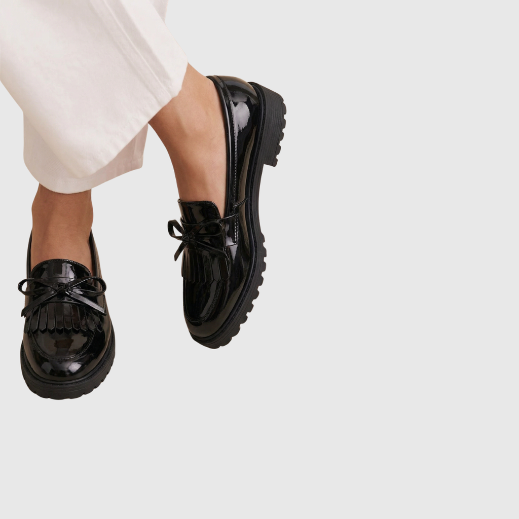 Cailie - Scarpe con nodo e frange