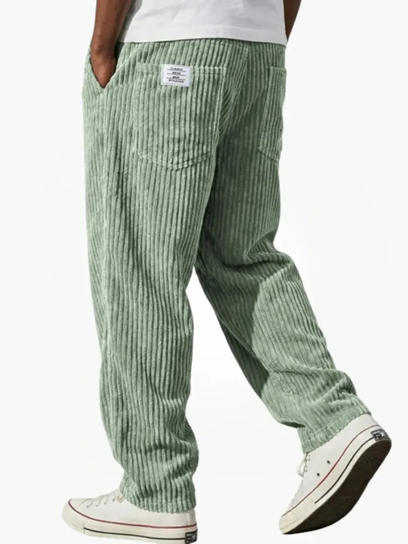 Pantaloni Uomo in Velluto a Coste Rilassati per Stile Quotidiano 5