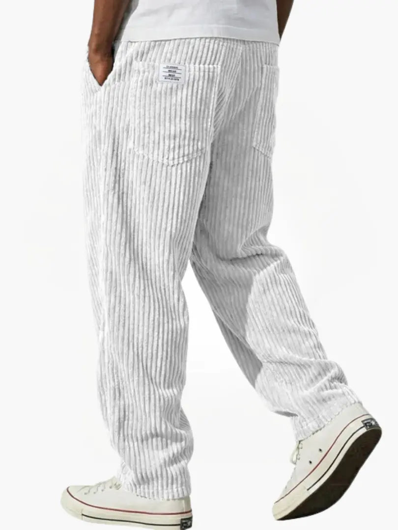 Pantaloni Uomo in Velluto a Coste Rilassati per Stile Quotidiano 6