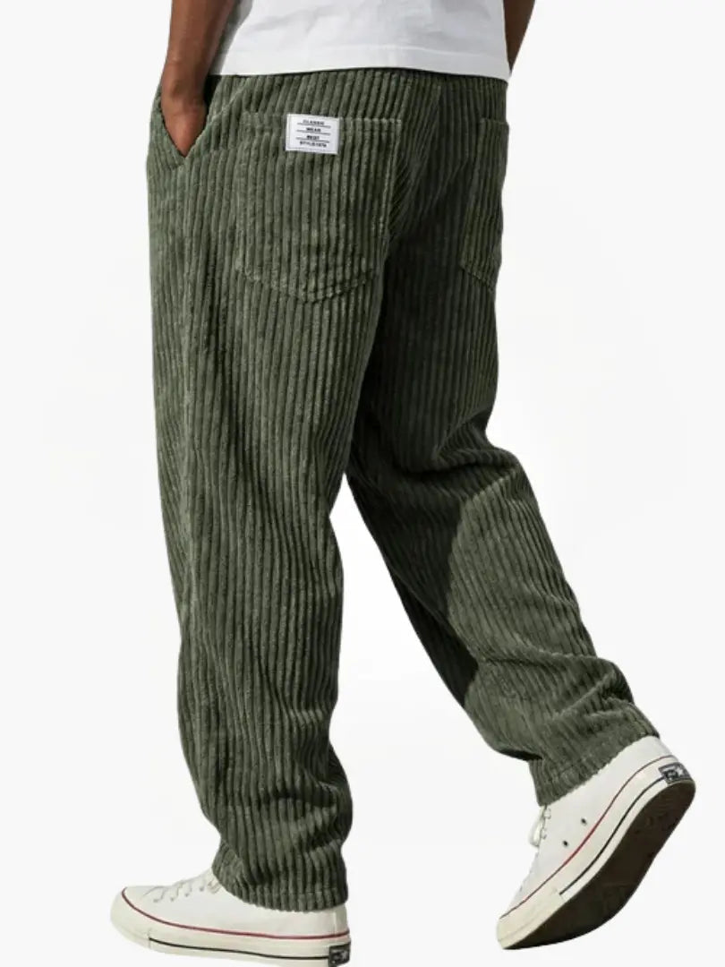 Pantaloni Uomo in Velluto a Coste Rilassati per Stile Quotidiano 8