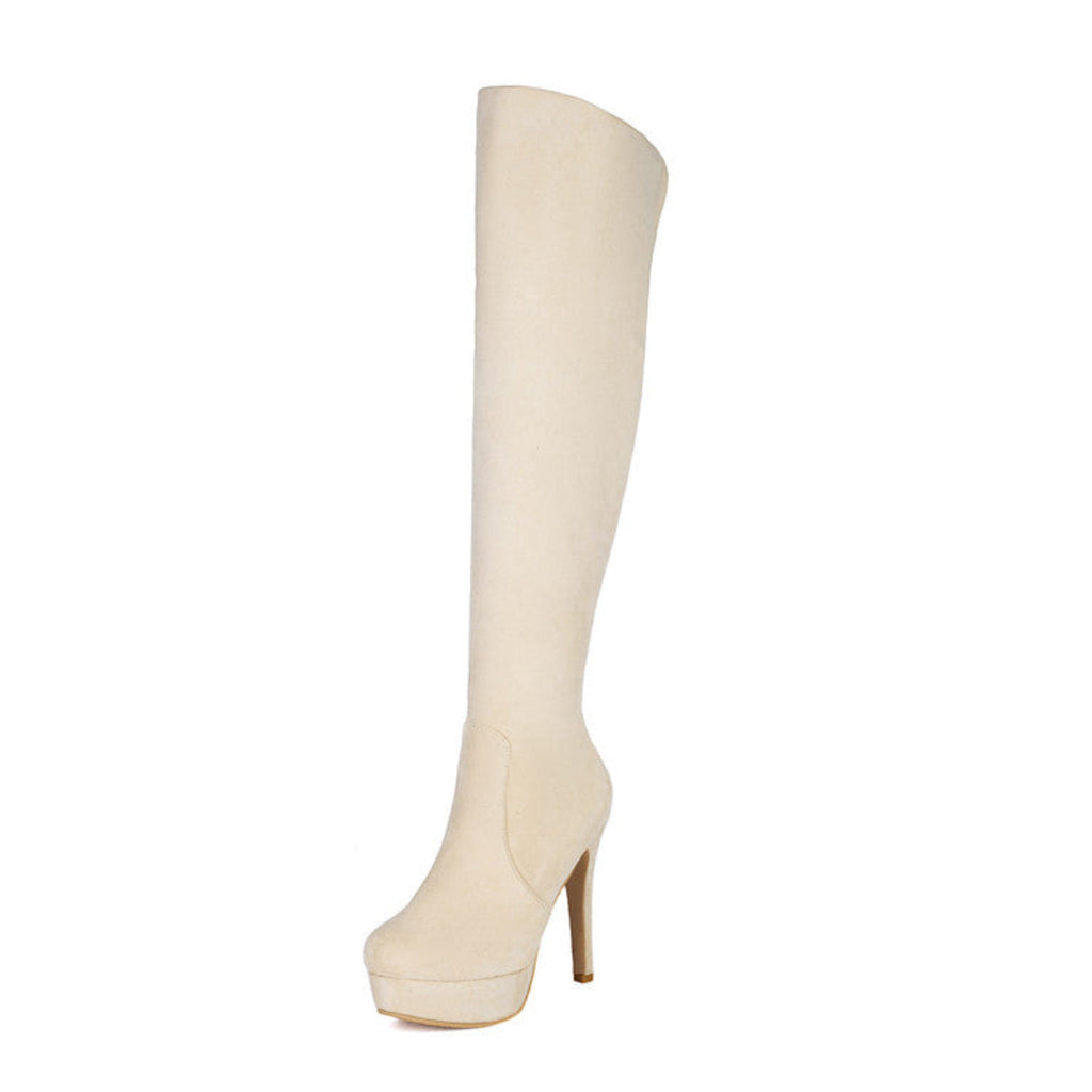 VITTORIA – Stivali Donna in Camoscio