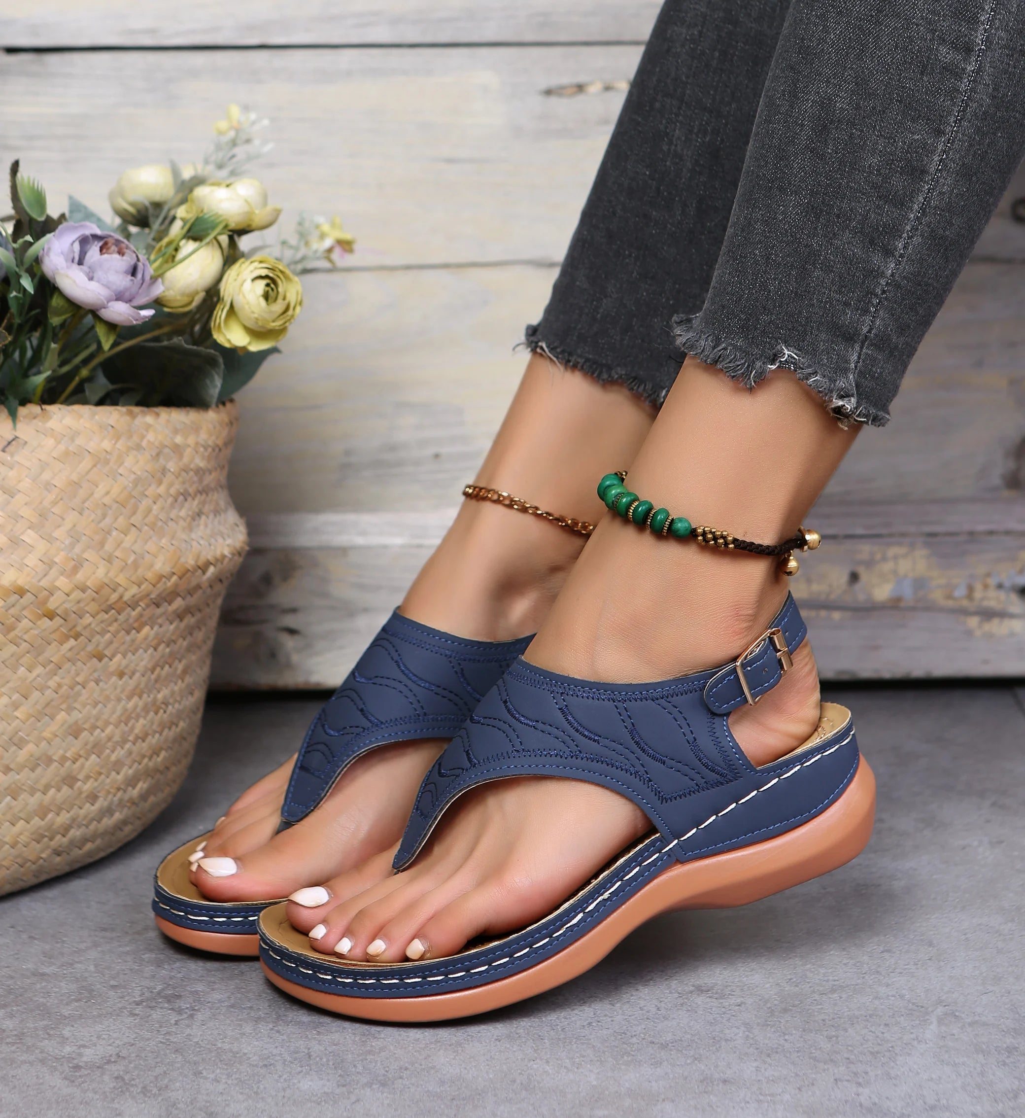 Sandali Donna Comodi Estivi con Cinturino - Stile e Comfort 10