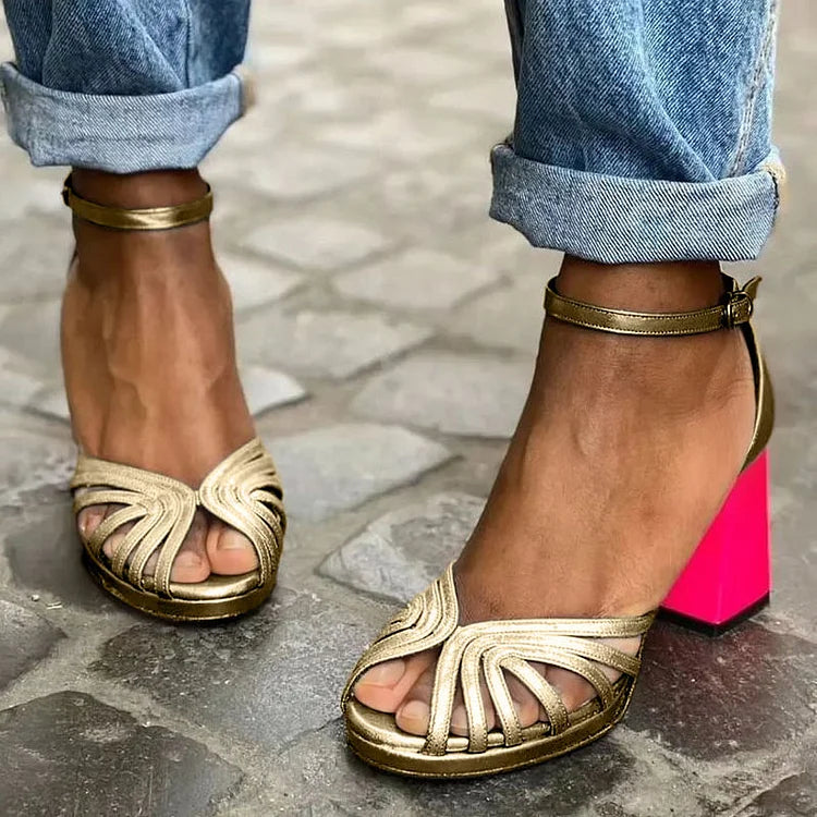 Sandali Donna Rosa con Tacco: Comfort e Stile per Ogni Occasione 1